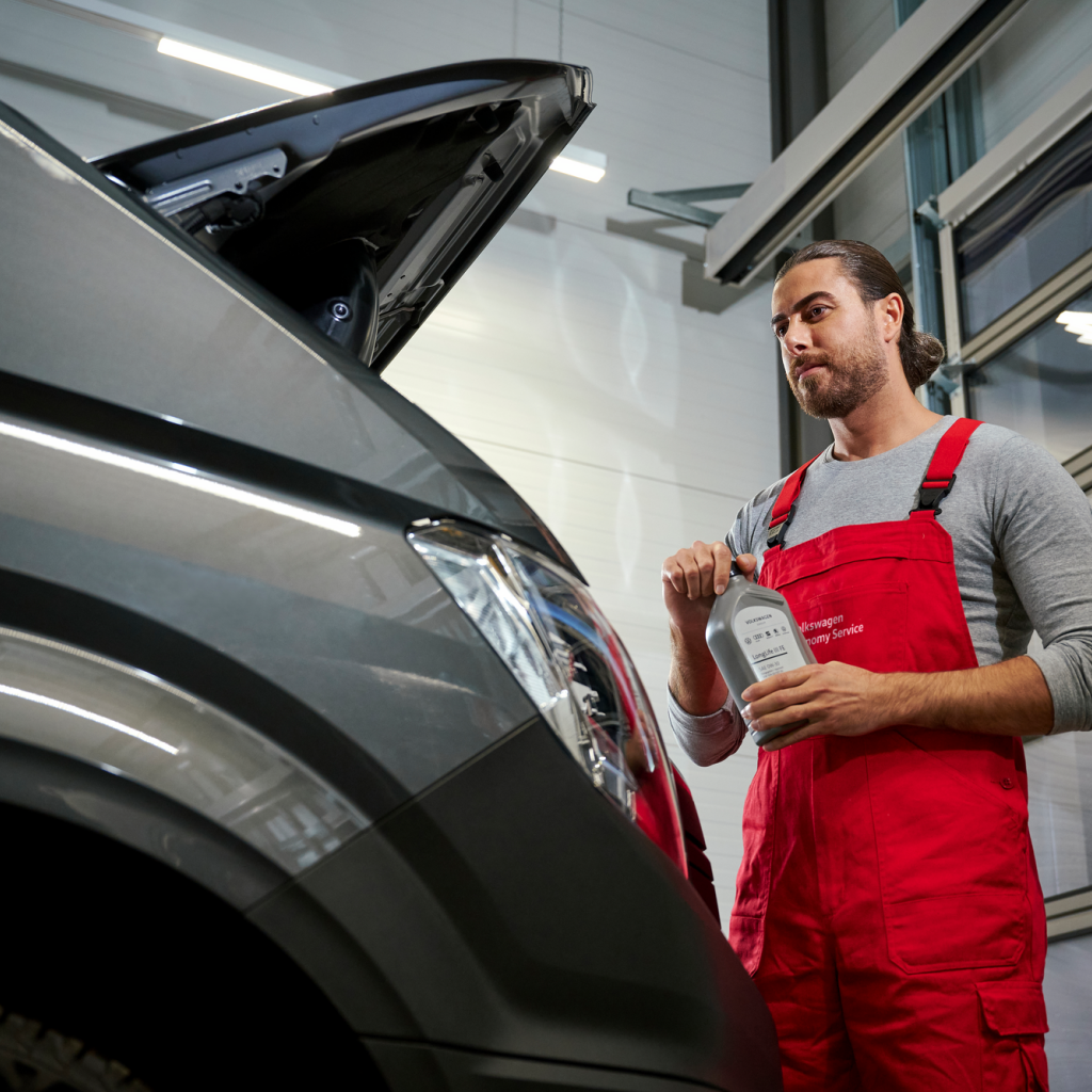 Servisni partner za VW gospodarska vozila - menjava olja