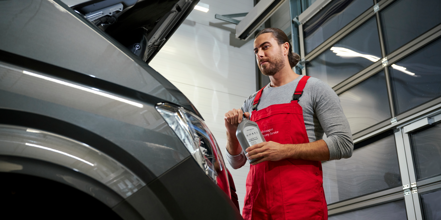 Servisni partner za VW gospodarska vozila - menjava olja