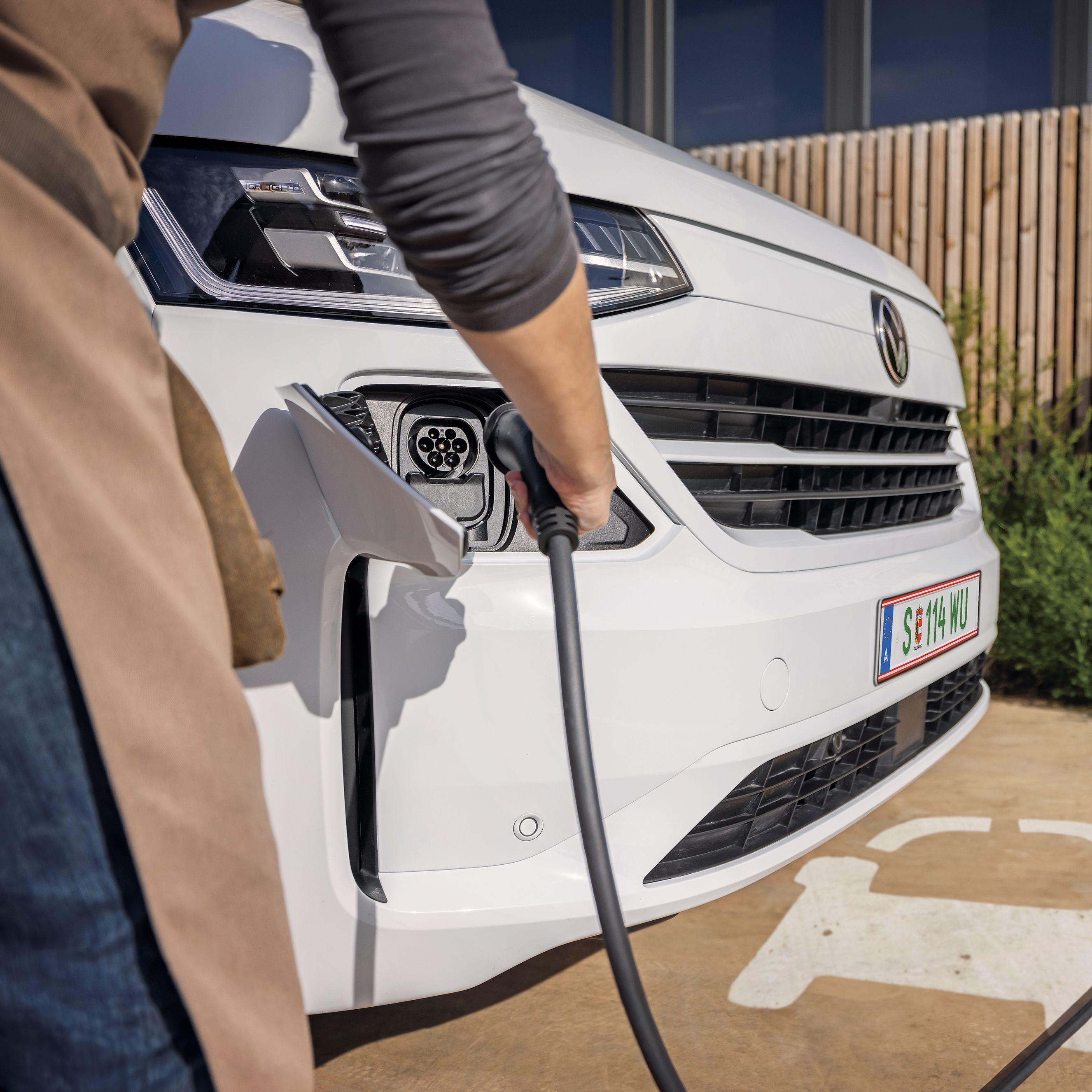 e-Transporter wird geladen