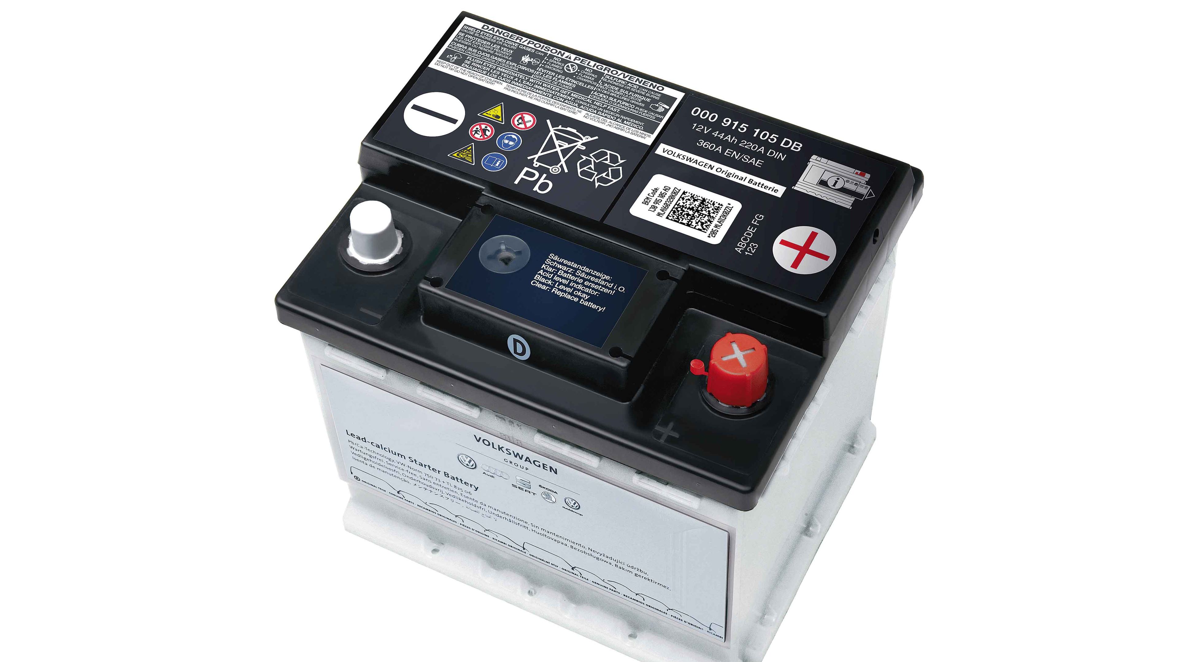 Volkswagen Original Starterbatterie 