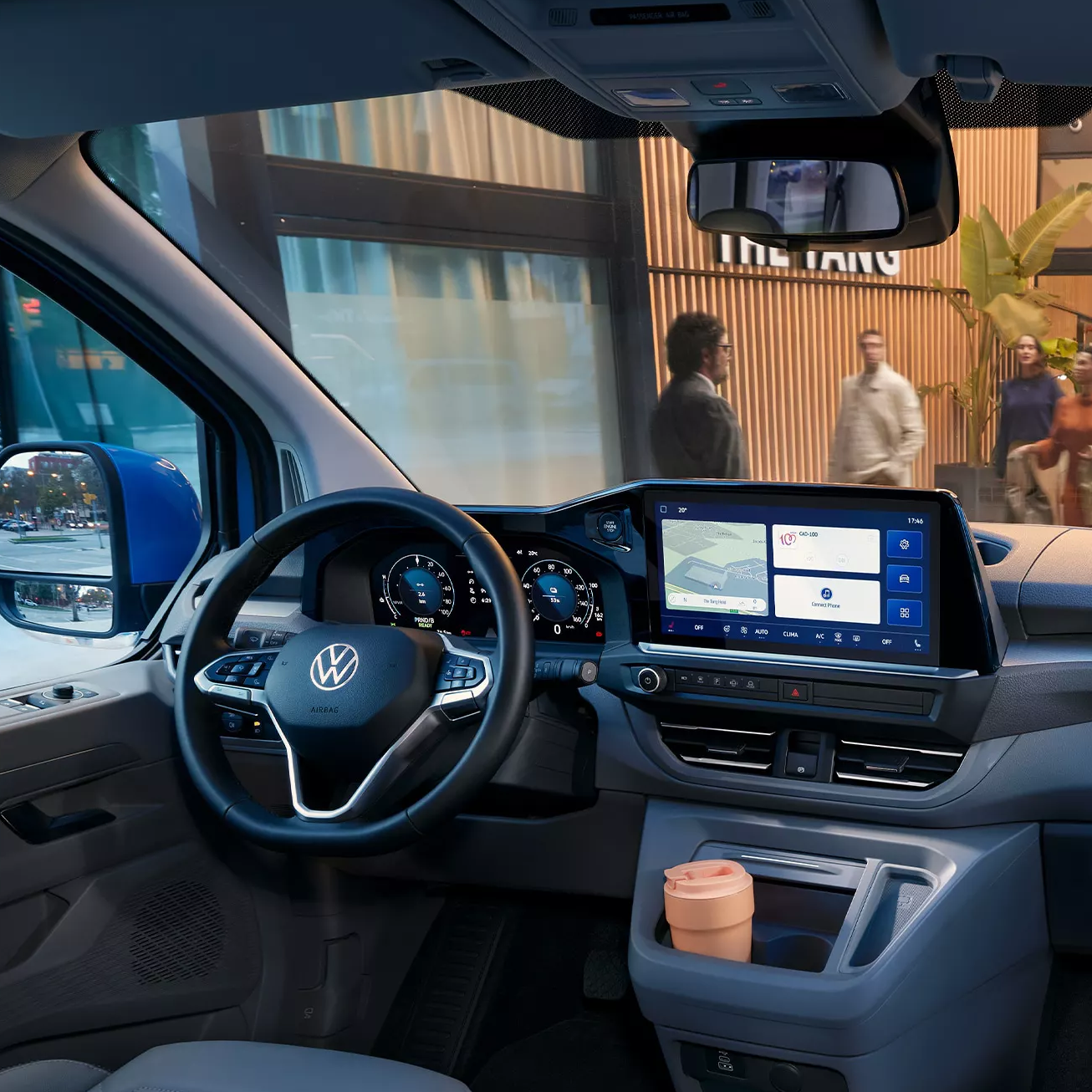 Innenraum und Dashboard VW Caravelle