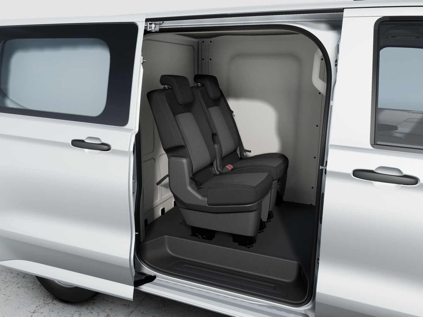 VW Transporter Kastenwagen mit L-Trennwand